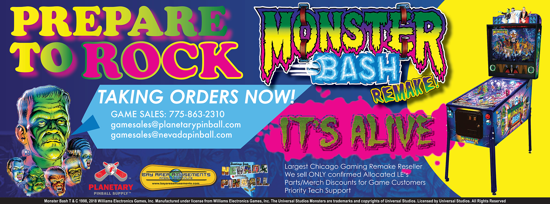 Monster Bash Remake Chicago Gaming Company